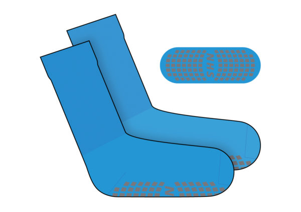 Step Sock Blue